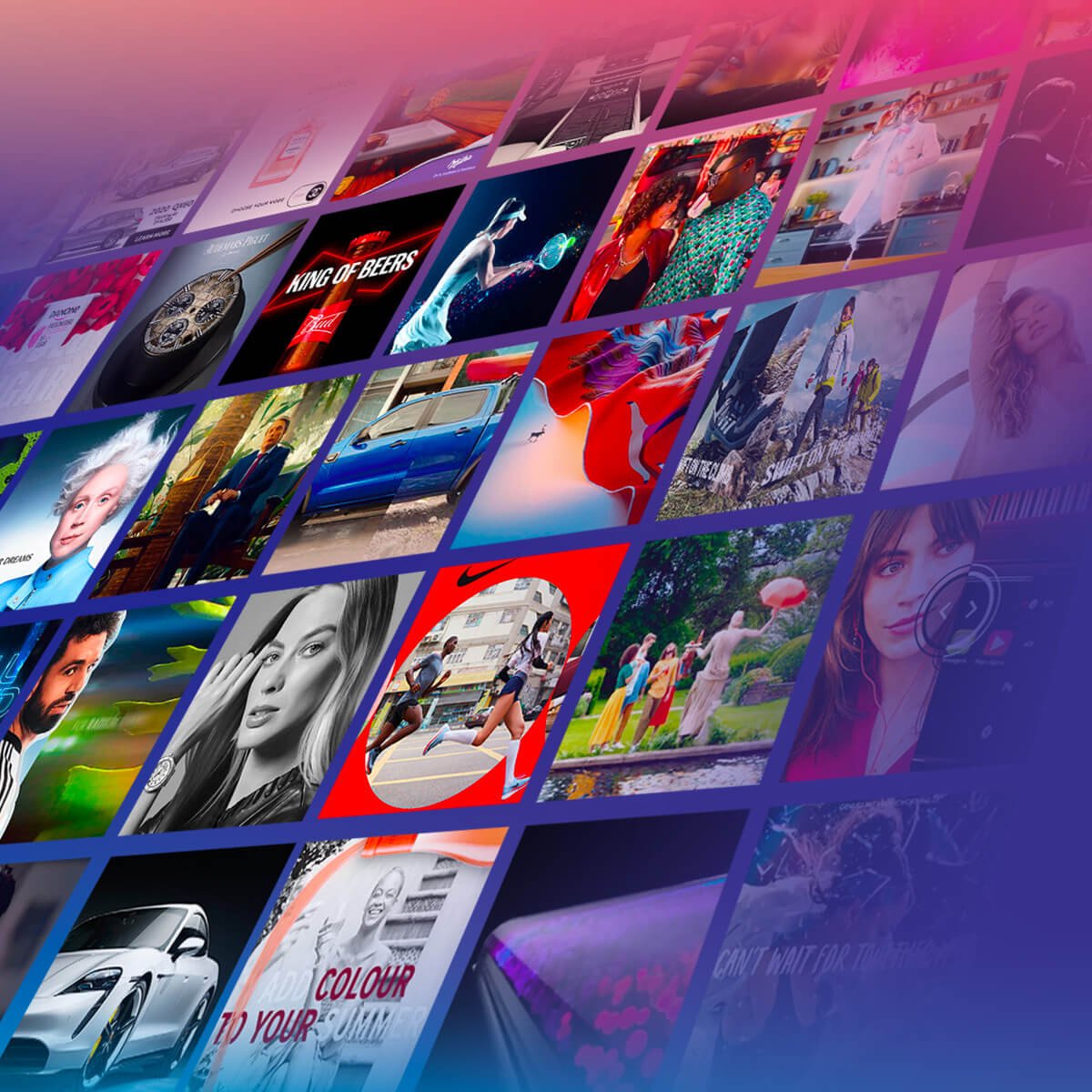 Visueel overzicht van entertainmentcategorieën